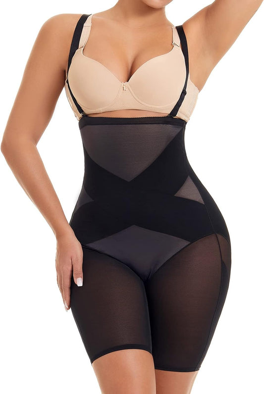 Sculpt Your Silhouette: High Waist Tummy Control Shapewear Shorts for Women